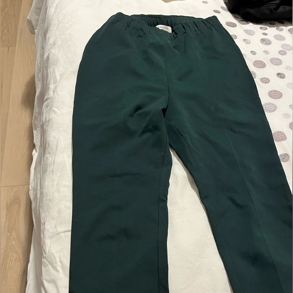 Babaton forest green leggings.